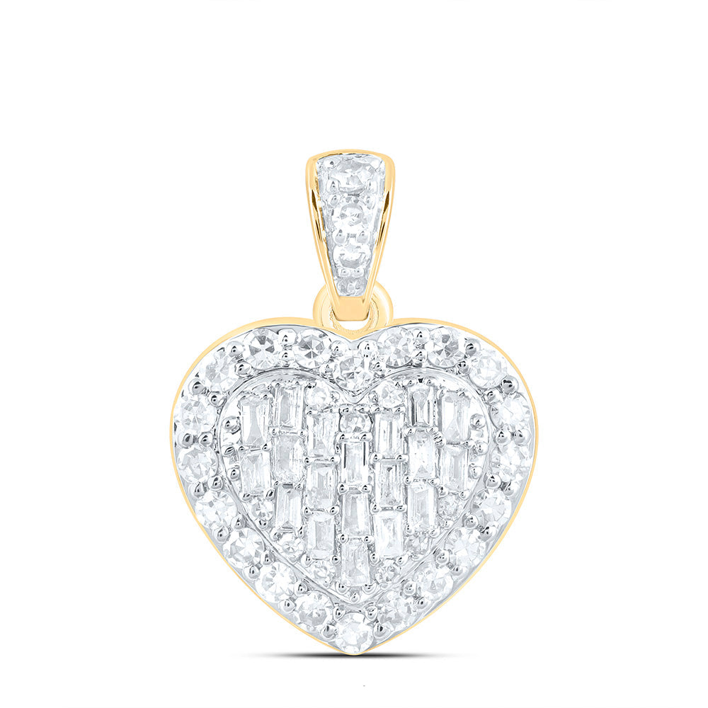 1/3CTW-NAT DIA NK FASHION HEART PENDANT Daisy Joyeria