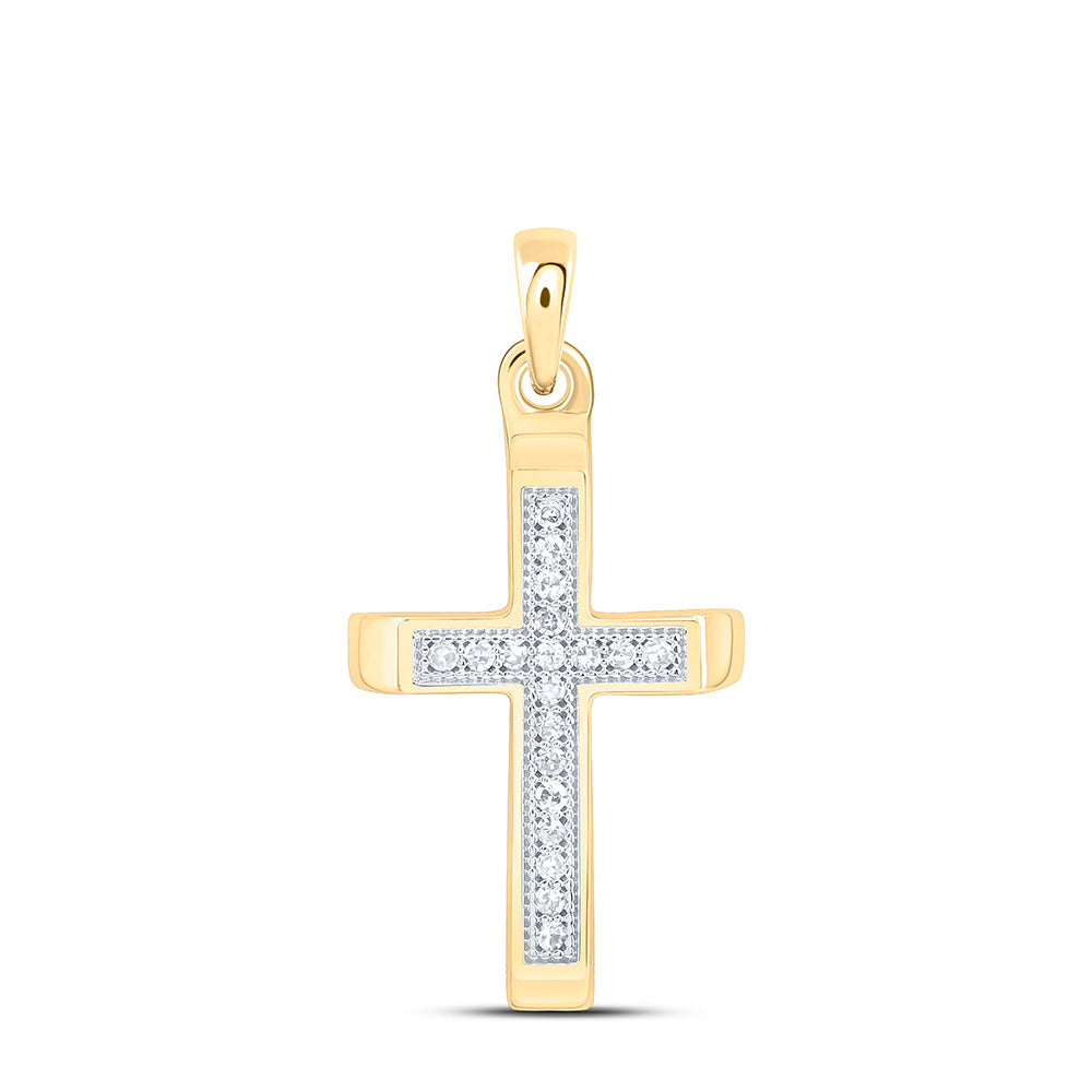 1/20CTW-NAT DIA P1 GIFT CROSS PENDANT Daisy Joyeria