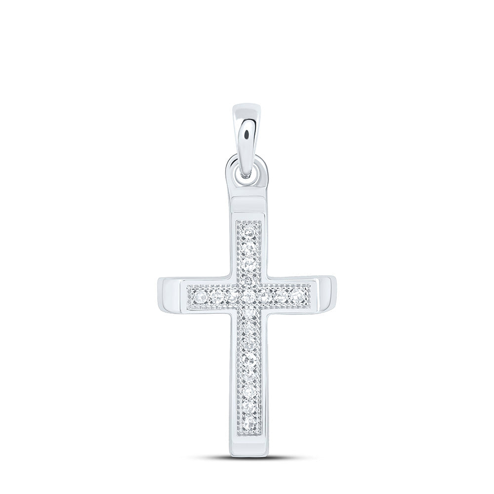 1/20CTW-NAT DIA P1 GIFT CROSS PENDANT Daisy Joyeria