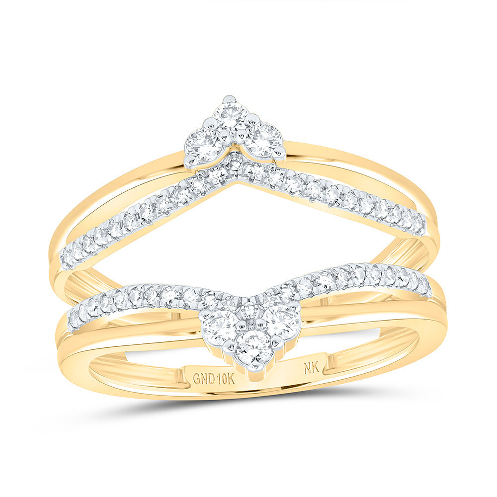 1/3CTW-NAT DIA NK INSERT ENHANCER RING Daisy Joyeria