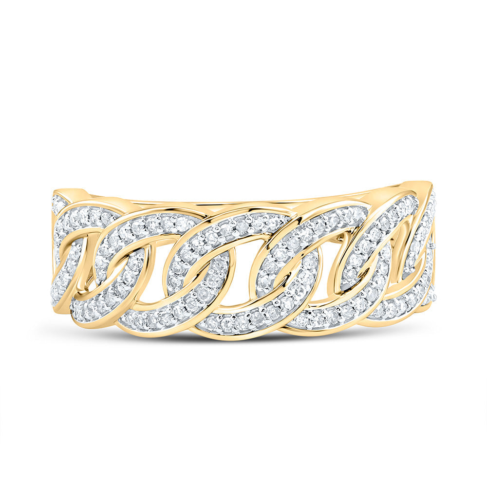 1/4CTW-NAT DIA P1 GIFT CUBAN BAND Daisy Joyeria