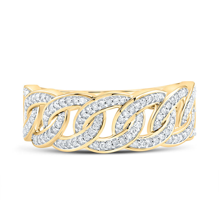 1/4CTW-NAT DIA P1 GIFT CUBAN BAND Daisy Joyeria