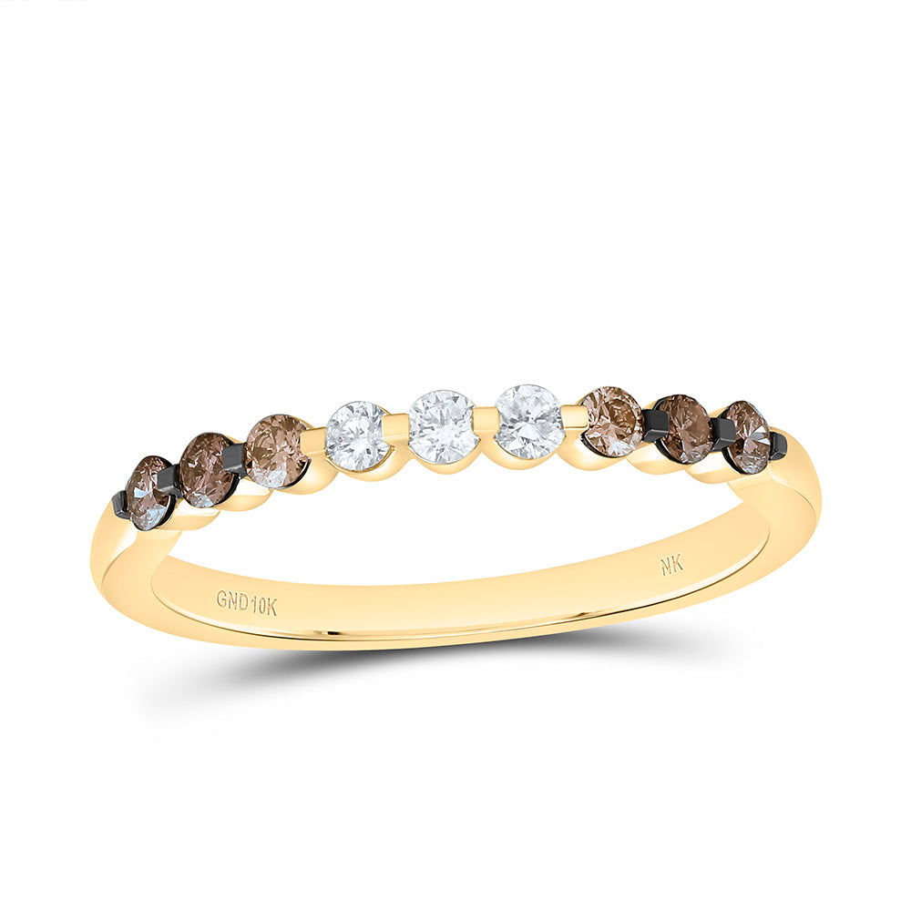 1/3CTW-NAT DIA NK FASHION OMBRE DIAMOND BAND Daisy Joyeria