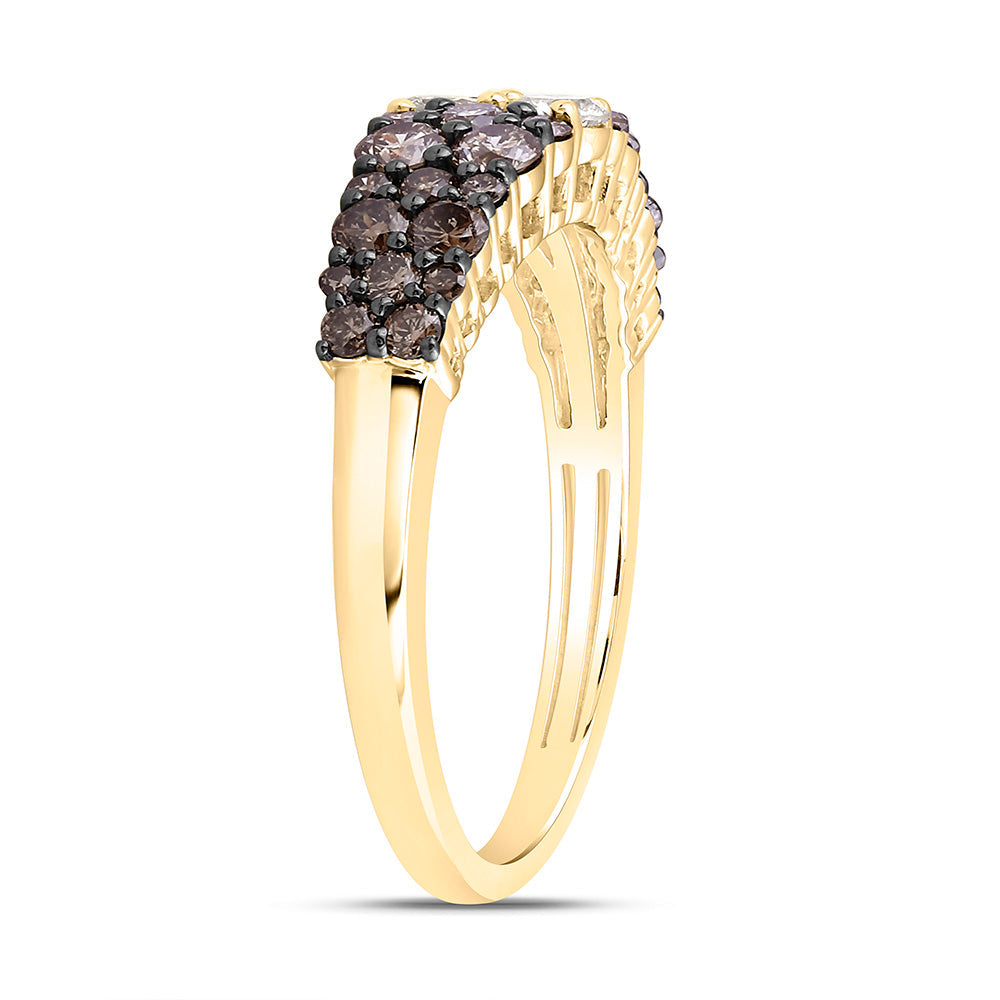 1CTW-NAT DIA NK FASHION OMBRE DIAMOND RING Daisy Joyeria
