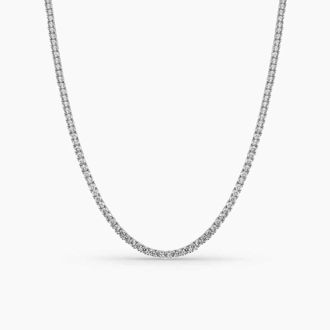 Cadena Tennis Clásica en Oro 10K con CZ Daisy Joyeria