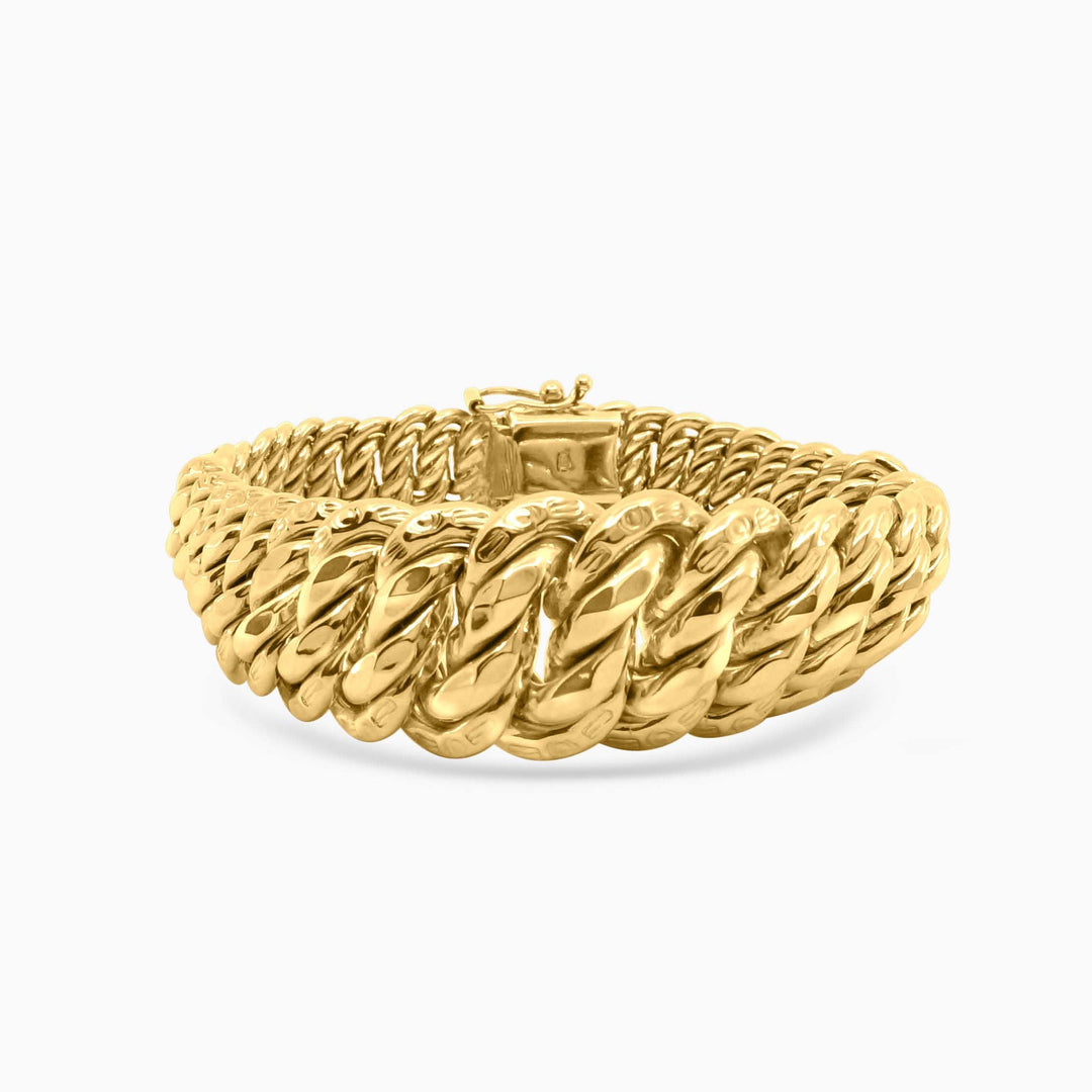 Pulsera de Oro Corte Princesa en 10k Daisy Joyeria