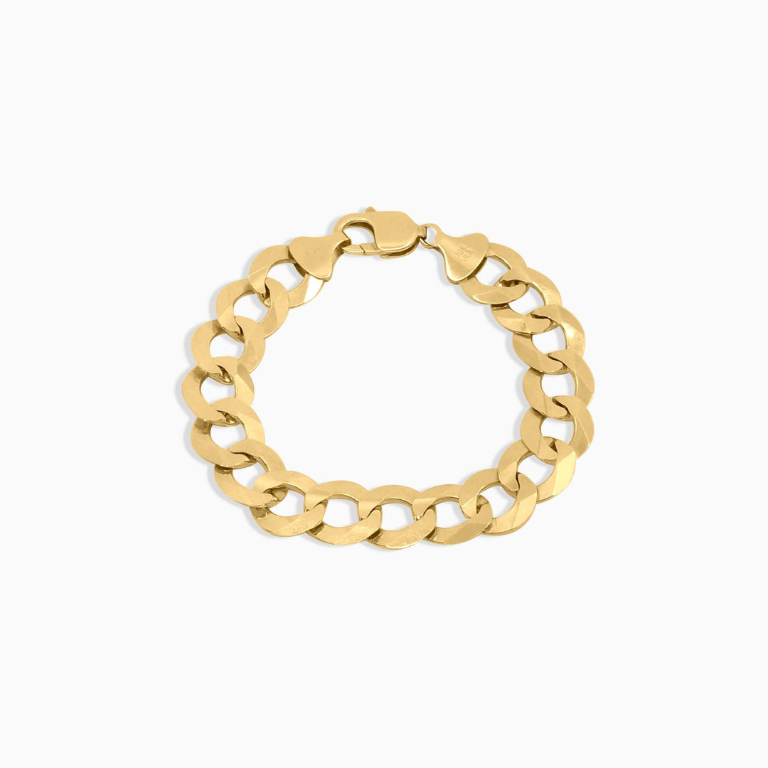 Pulsera Corte Brillo de 10mm en 10K Daisy Joyeria