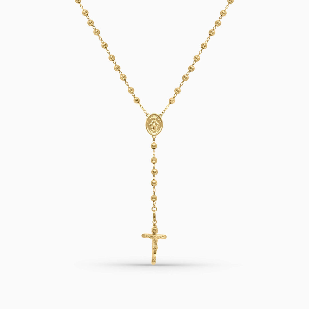 Rosario Clásico en Oro 14K Daisy Joyeria
