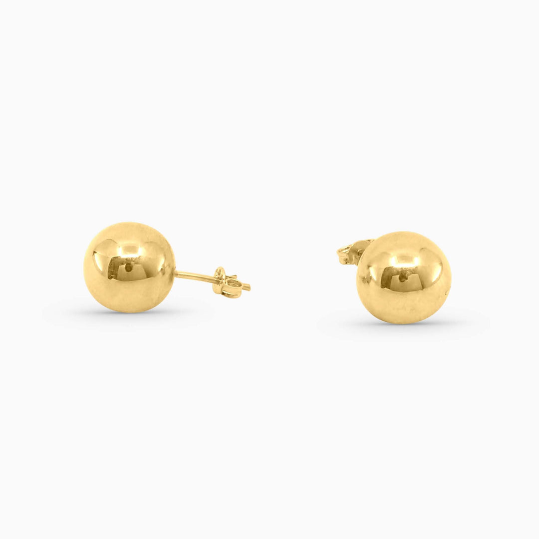 Aretes Gota con Acabado Mixto en 10k Daisy Joyeria