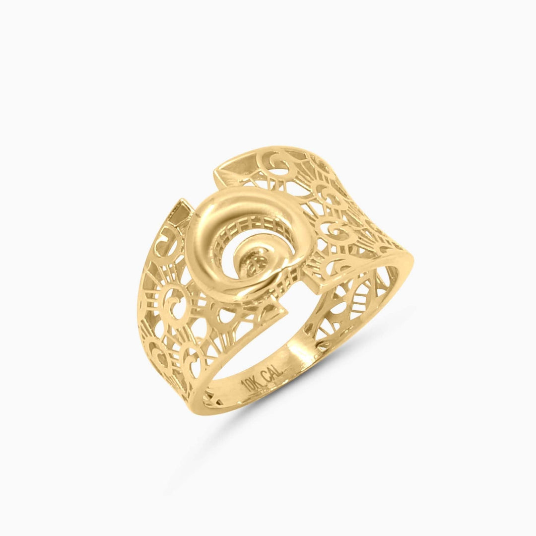 Anillo de Malla en Oro 10K Pochy Jewelry