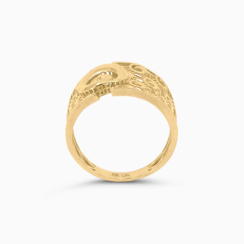 Anillo de Malla en Oro 10K Pochy Jewelry