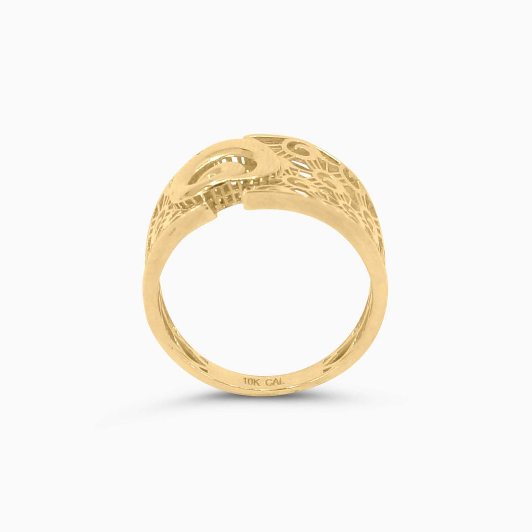 Anillo de Malla en Oro 10K Pochy Jewelry