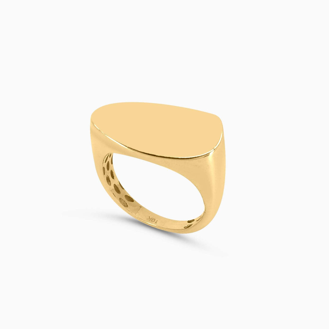 Anillo Fancy Reflectivo en Oro 10K Pochy Jewelry