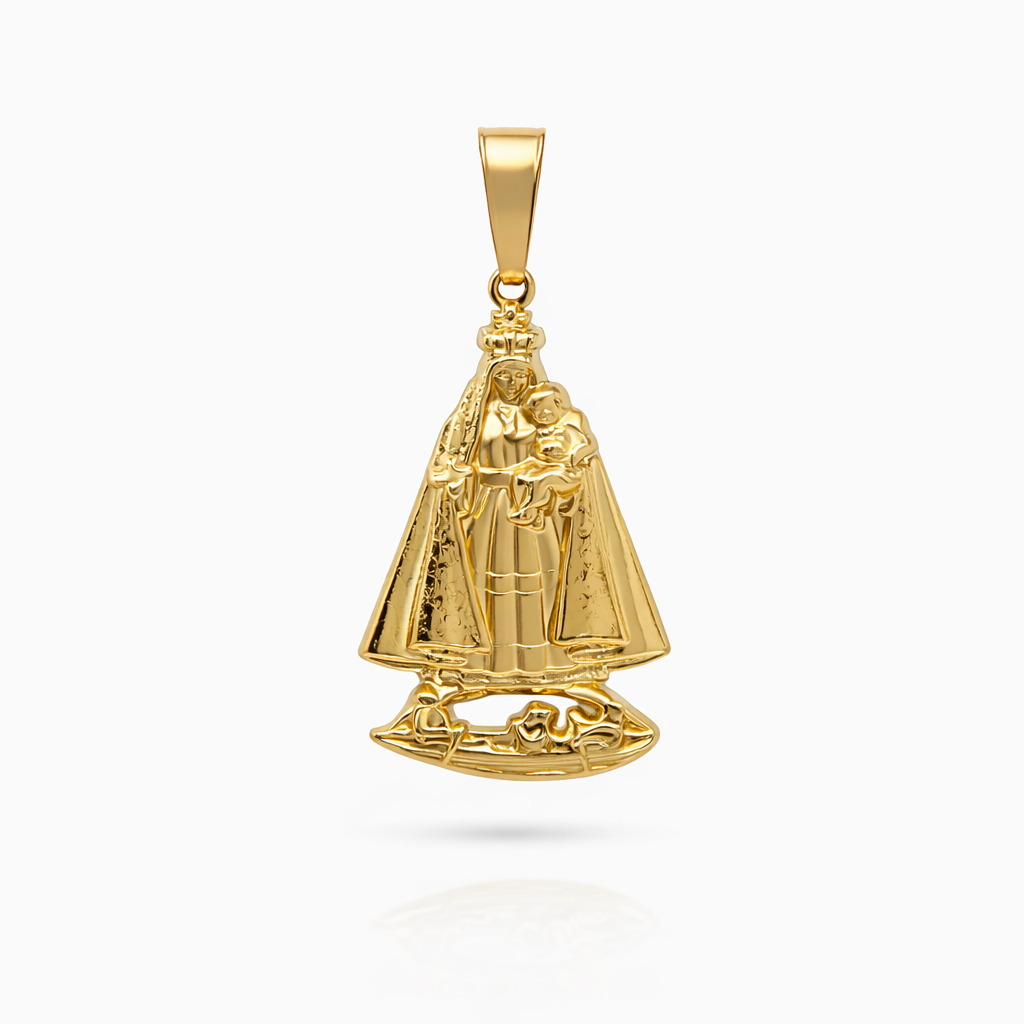 Colgante Virgen María Clásica en Oro 10K Daisy Joyeria