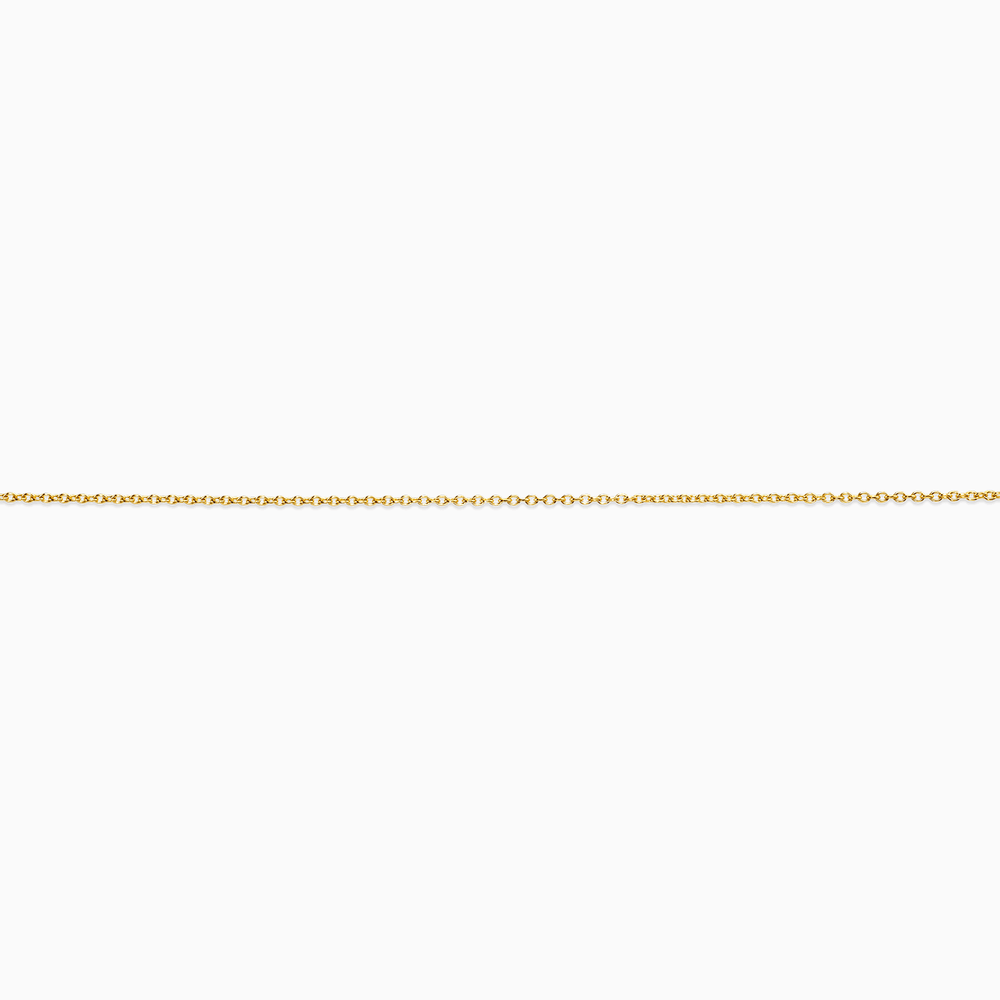 Collar Cadena de Eslabón Cable Clásico en Oro 10K Pochy Jewelry