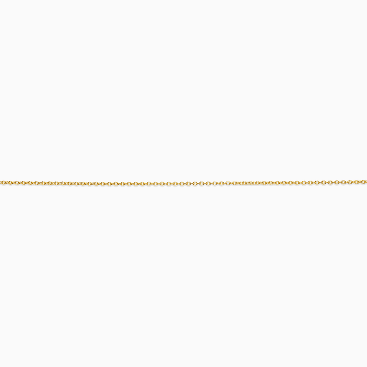 Collar Cadena de Eslabón Cable Clásico en Oro 10K Pochy Jewelry