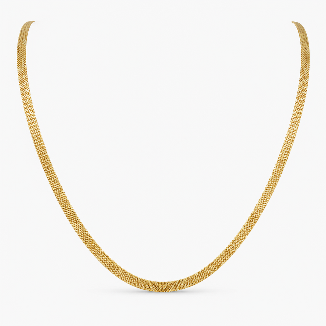 Cadena Bismarck en Oro 14K 18" Daisy Joyeria