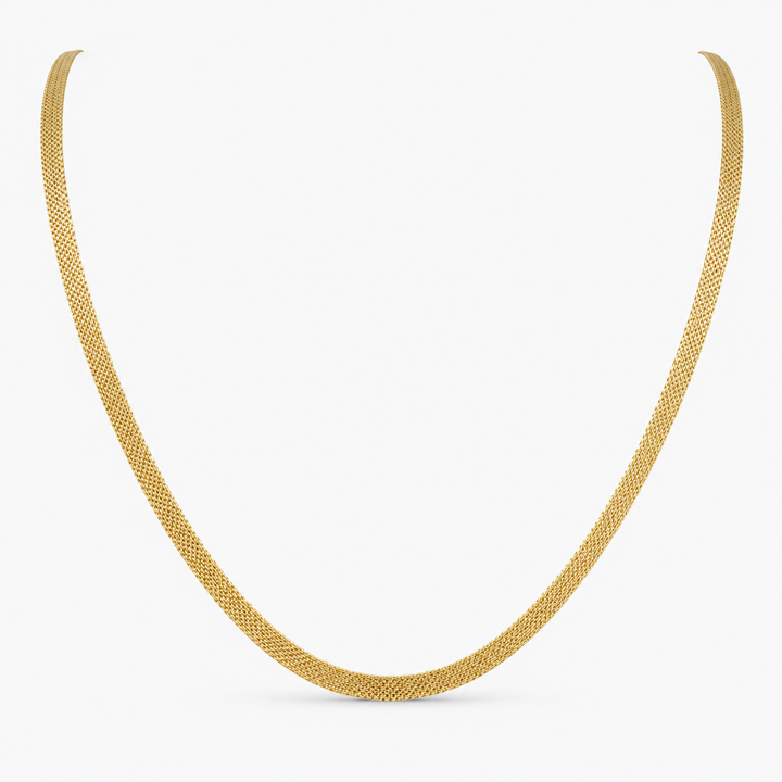 Cadena Bismarck en Oro 14K 18" Daisy Joyeria
