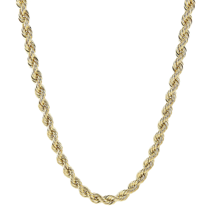 Cadena Tipo Soga Hueca en Oro 10K Pochy Jewelry